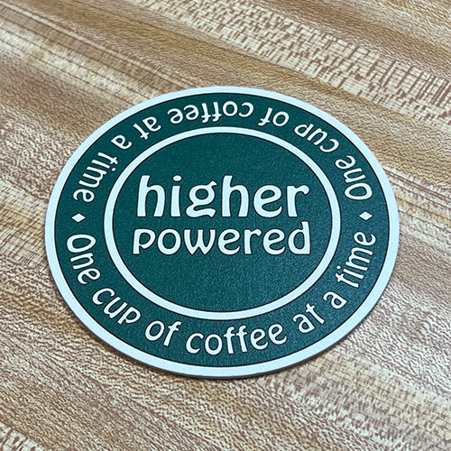 Recovery Coffee Coasters: 12 Step Serenity Gift, Set of 4