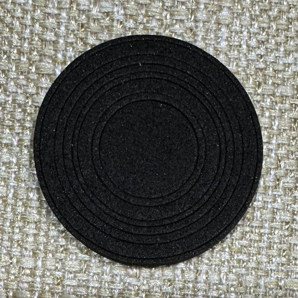 Clear Medallion Coin Holder: Adjustable Gasket Protector