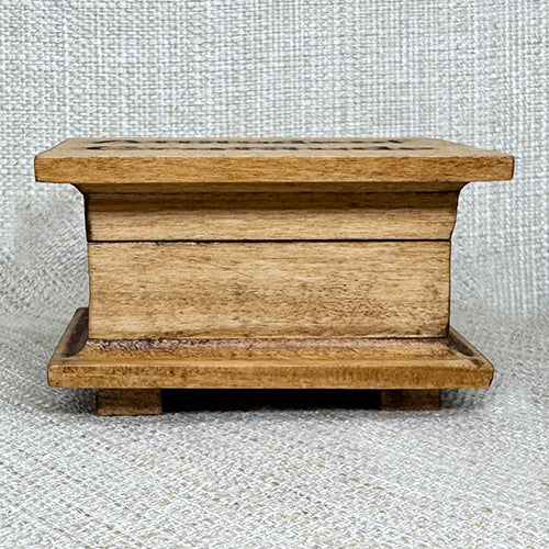 Handmade Linden Wood Gratitude Box: Wood Burned Keepsake Gift