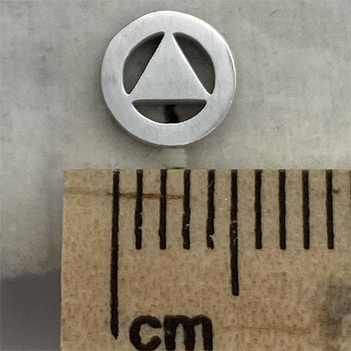 Stainless Steel Alcoholics Anonymous Stud Earrings - Hypoallergenic