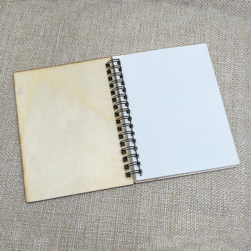 "Take my will and my life" Wood Notebook
