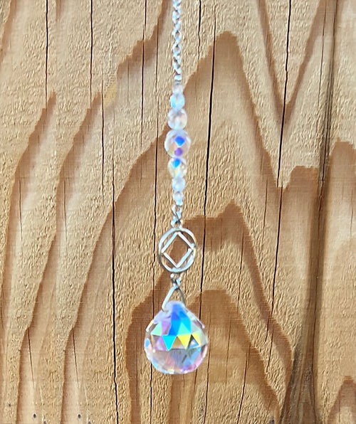 Narcotics Anonymous - Hanging Crystal Ball Sun Catcher