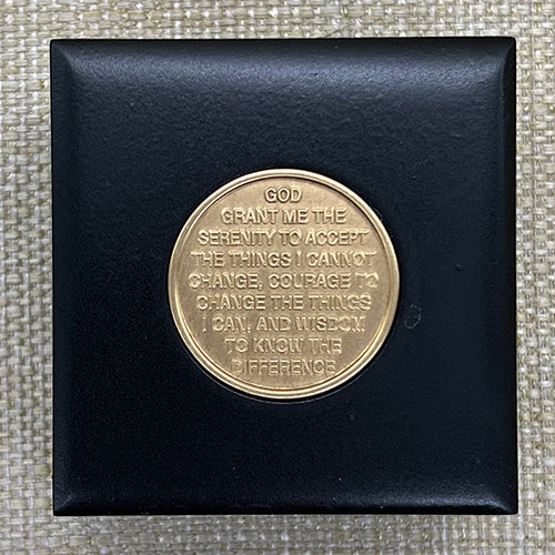 Serenity Prayer Medallion Box
