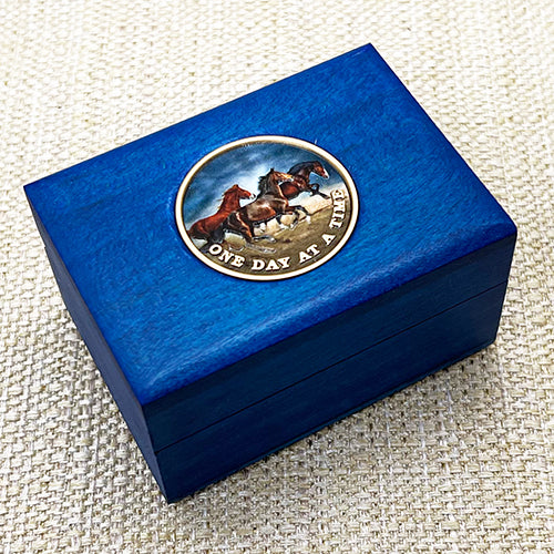 Galloping Horse Medallion or Keepsake Box