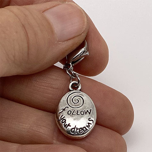 "Follow Your Dreams" Charm