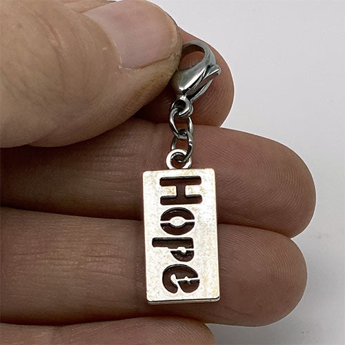 "Hope" Cutout Charm