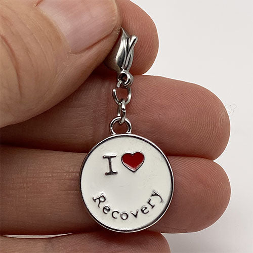 "I Heart Recovery" Charm