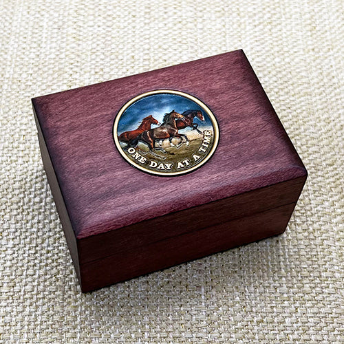 Galloping Horse Medallion or Keepsake Box
