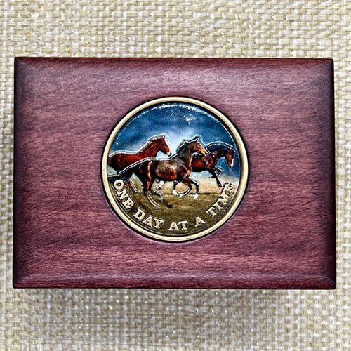 Galloping Horse Medallion or Keepsake Box