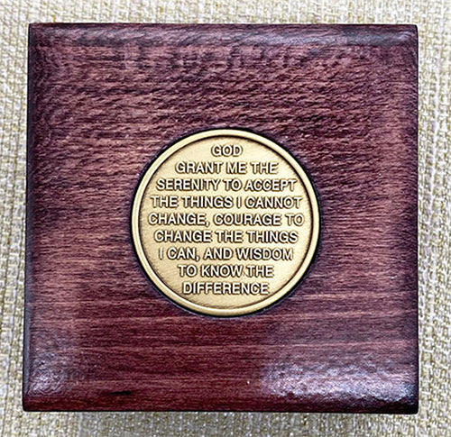 Serenity Prayer Medallion Box