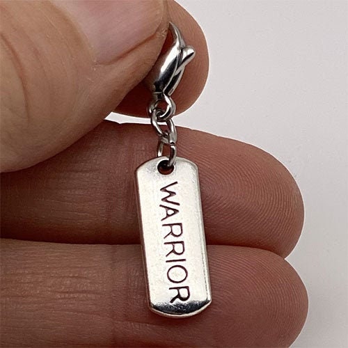 Recovery Jewelry, 12 Step Charm, Inspirational charm, Warrior Charm, recovery, recovery charm, NA Charm, AA Charm, OA Charm