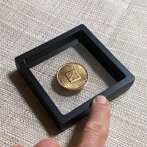 3D Floating Medallion Display
