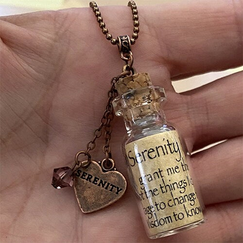Serenity Prayer in a Bottle