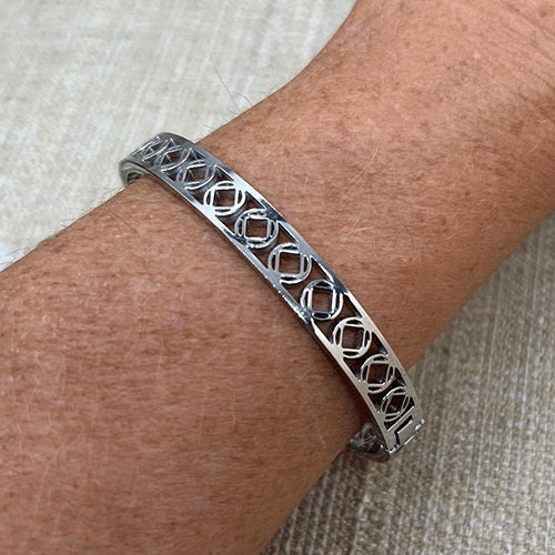 Narcotics Anonymous Stainless Steel Bangle Bracelet