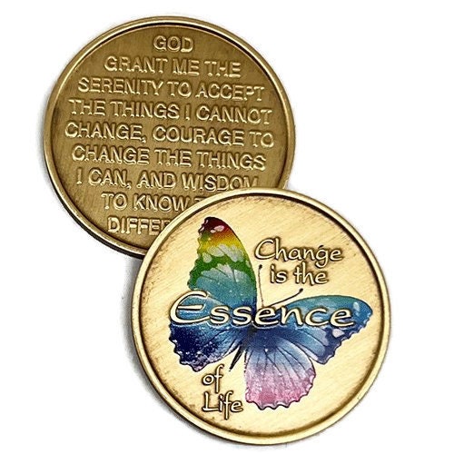 Tie Dyed Enameled "Butterfly" Medallion