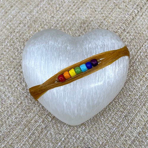 Chakra Selenite Heart Kit