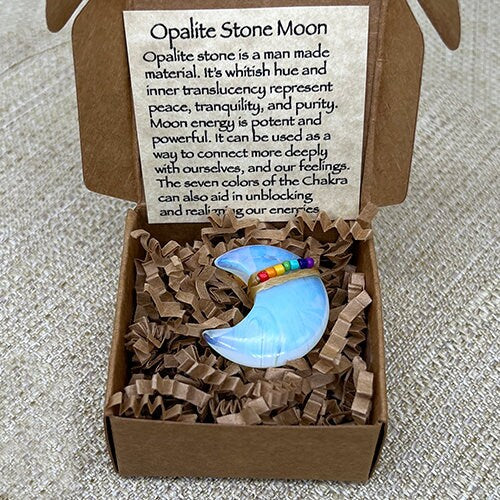 Opalite Chakra Moon and Star