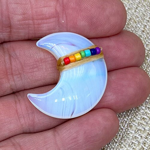 Opalite Chakra Moon and Star