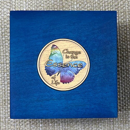 "Butterfly" - Medallion or Treasure Box
