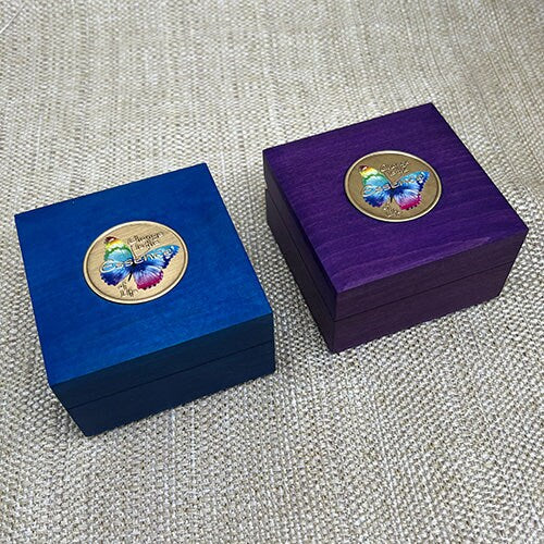 "Butterfly" - Medallion or Treasure Box