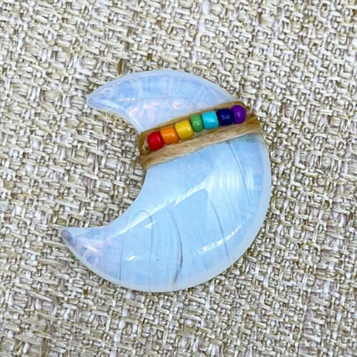 Opalite Chakra Moon and Star
