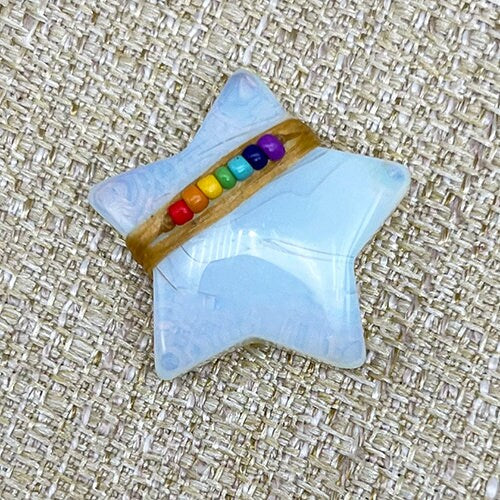 Opalite Chakra Moon and Star