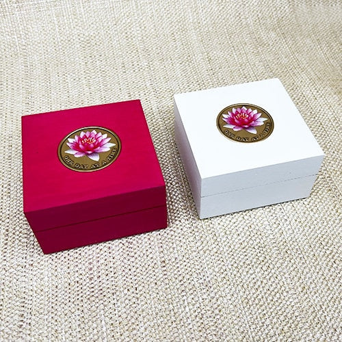 "Lotus Flower" - Medallion or Treasure Box