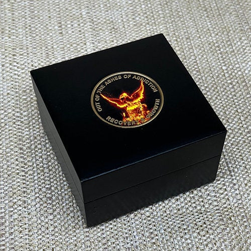 "From the Ashes of the Phoenix" Medallion or Treasure Box