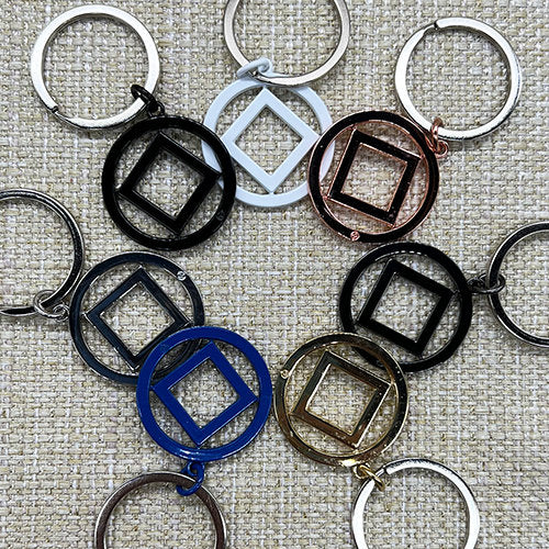 Narcotics Anonymous Logo Cutout Key Tag