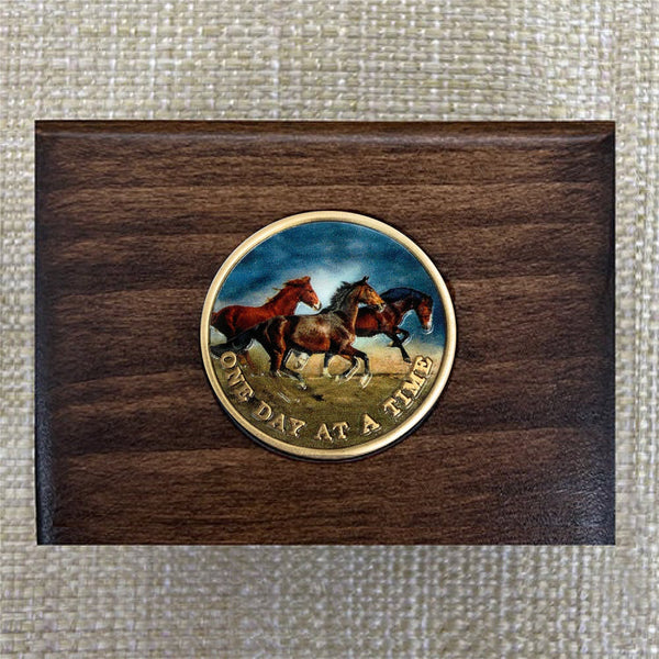 Galloping Horse Medallion or Keepsake Box