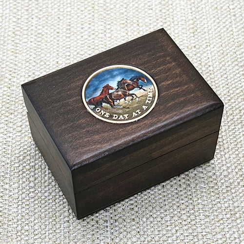 Galloping Horse Medallion or Keepsake Box