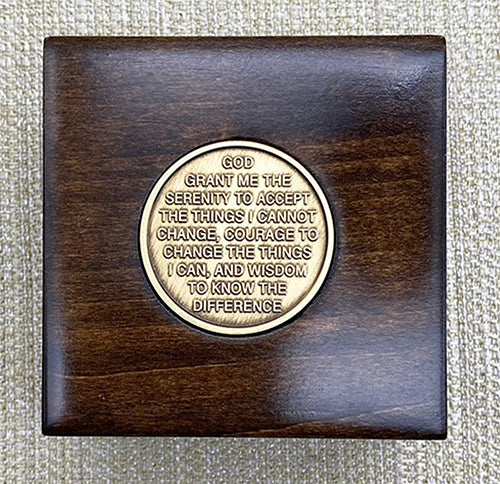 Serenity Prayer Medallion Box