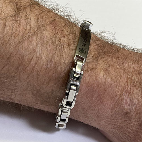 Men's Stainless Steel "No Matter What" NA Bracelet