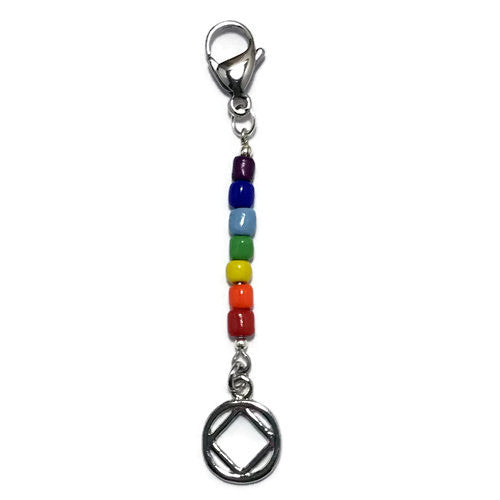 Narcotics Anonymous "Chakra" key tag charm