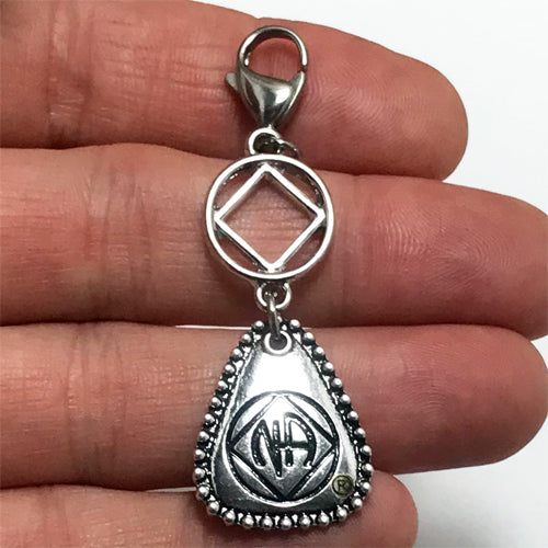 Narcotics Anonymous "NA Key Tag" key tag charm