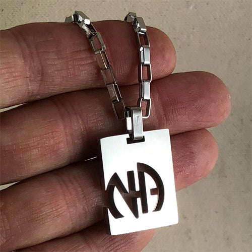 Narcotics Anonymous Stainless Steel Cutout Pendant