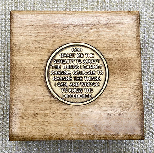 Serenity Prayer Medallion Box