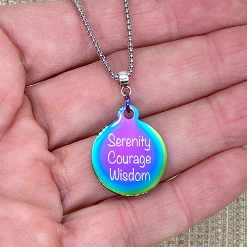 "Serenity Courage Wisdom" Pendant