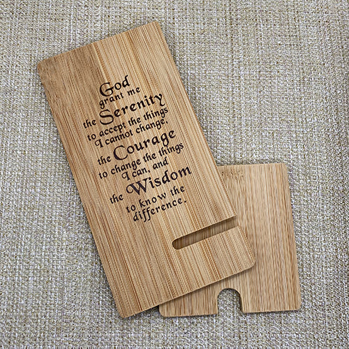 Bamboo Smart Phone Holder & Charging Dock