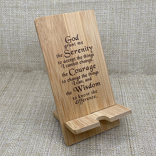 Bamboo Smart Phone Holder & Charging Dock