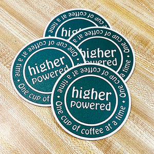 Recovery Coffee Coasters: 12 Step Serenity Gift, Set of 4