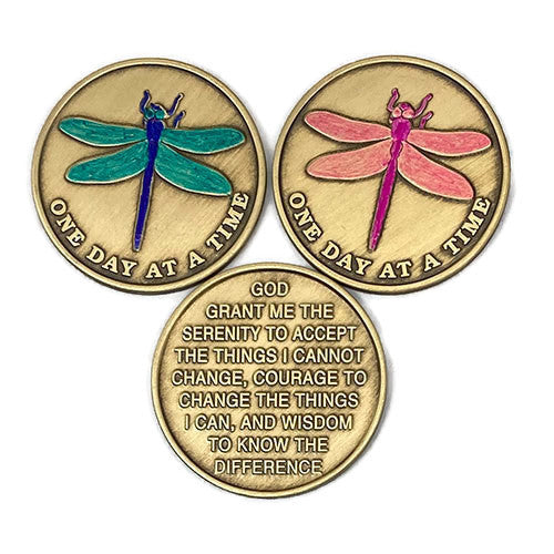 Hand Painted "Dragonfly" Medallion