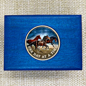 Galloping Horse Medallion or Keepsake Box