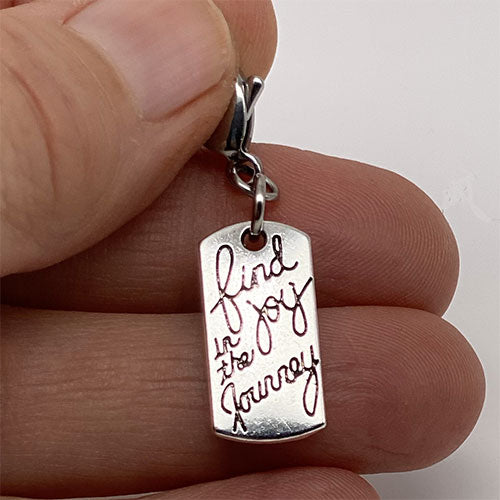 "Find the Joy in the Journey" Charm