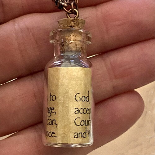 Serenity Prayer in a Bottle