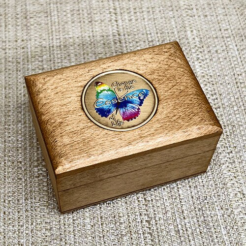 "Butterfly" - Medallion or Treasure Box