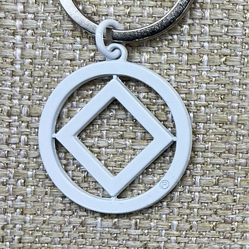 Narcotics Anonymous Key Tag, NA Key Chain, NA Key Holder, Recovery, Recovery Jewelry, Key Tag, Key Chain, Sobriety, Sobriety Gift