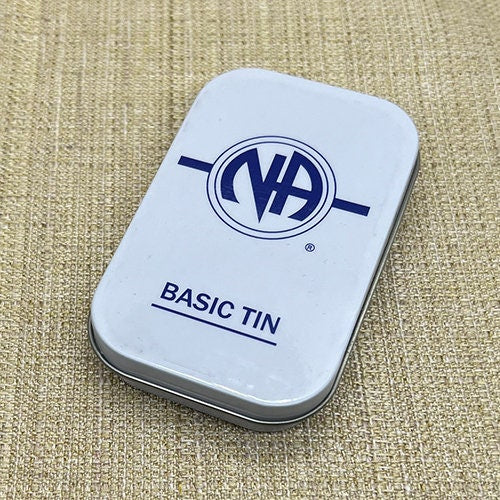 Narcotics Anonymous Basic Tin, NA Container, Narcotics Anonymous Storage, Narcotics Anonymous Gifts, Serenity Gifts, NA Basic
