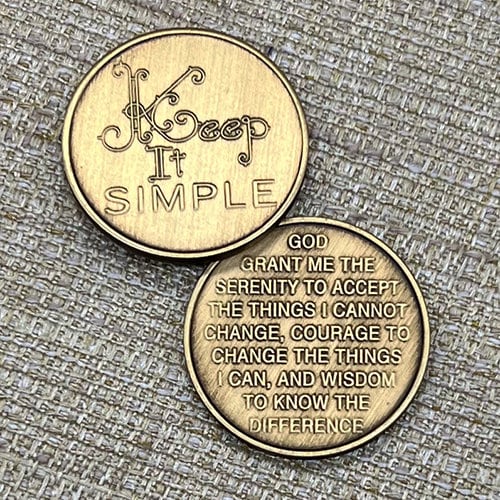 "Keep it Simple" Medallion