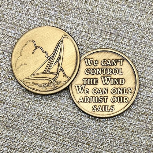 "We can't control the Wind" Medallion